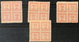 4/4 S Durchstochen 4 Mal Tadellos Ungebraucht Ohne Gummi, Mi. Mindestens 180.-, Katalog: 5(4) OG4 / 4 S... - Mecklenburg-Schwerin