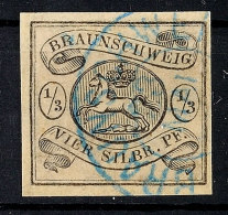 1/3 Sgr. A. Weiß, Restauriertes, Optisch Breitrandig Wirkendes Exemplar Mit Blauem K2 Von "BRAUNSCHWEIG",... - Brunswick