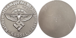 Reichswettkämpfe NS-Fliegerkorps Kassel, Medaille, Durchmesser 8 Cm. Av.: Darstellung Des NSFK Symbols. Rev.:... - Non Classificati
