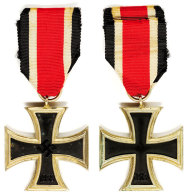 Eisernes Kreuz 2 (1939) In Sog. Schinkelform (schmale Kreuzarme), An Bandabschnitt, Getragen. OEK 3824  Iron... - Ohne Zuordnung