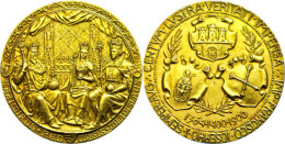 Polen, Krakau, Bronzemedaille (Dm. Ca. 68mm, Ca. 141,12g), 1900, Von W. Trojanowski, Auf Die 500-Jahrfeier Der... - Other & Unclassified