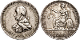 Preussen, Friedrich III., Silbermedaille (Dm. Ca. 30mm, Ca. 9,30g), 1802, Von A. Abramson. Av: Brustbild Nach... - Other & Unclassified