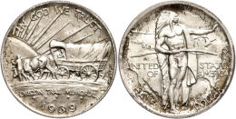 1/2 Dollar, 1939, Oregon Trail, KM 159, St.  St1 / 2 Dollar, 1939, Oregon Trail, KM 159, St.  St - Otros & Sin Clasificación