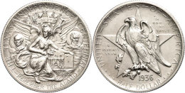 1/2 Dollar, 1936, Texas, KM 167, Vz+.  1 / 2 Dollar, 1936, Texas, KM 167, Extremly Fine . - Autres & Non Classés