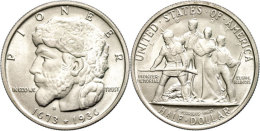 1/2 Dollar, 1936, Elgin, KM 180, F. St.  1 / 2 Dollar, 1936, Elgin, KM 180, F. St. - Autres & Non Classés