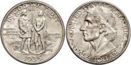 1/2 Dollar, 1935, D, Boone, KM 165.1, St.  St1 / 2 Dollar, 1935, D, Boone, KM 165. 1, St.  St - Autres & Non Classés