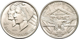 1/2 Dollar, 1935, D, Arkansas, KM 168, St.  St1 / 2 Dollar, 1935, D, Arkansas, KM 168, St.  St - Autres & Non Classés