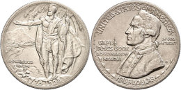 1/2 Dollar, 1928, Hawaiian Sesquicentennial, KM 163, Vz.  Vz1 / 2 Dollar, 1928, Hawaiian Sesquicentennial, KM... - Sonstige & Ohne Zuordnung