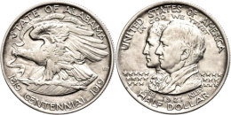 1/2 Dollar, 1921, Alabama, KM 148.2, Vz+.  1 / 2 Dollar, 1921, Alabama, KM 148. 2, Extremly Fine . - Otros & Sin Clasificación