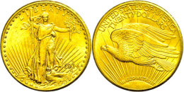 20 Dollars Gold, 1914, Double Eagle, Liberty Standing, Mzz S San Francisco, Fb. 186, Ss-vz.  Ss-vz20 Dollars... - Autres & Non Classés