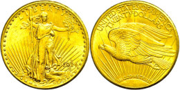 20 Dollars Gold, 1914, Double Eagle, Liberty Standing, Mzz S San Francisco, Fb. 186, Ss-vz.  Ss-vz20 Dollars... - Other & Unclassified