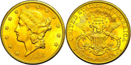 20 Dollars, Gold, 1904, Coroned Head, Philadelphia, Fb. 177, Vz.  Vz20 Dollars, Gold, 1904, Coroned Head,... - Altri & Non Classificati