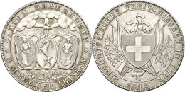 4 Franken, 1842, Chur, HMZ 2-1340a, Vz.  Vz4 Franc, 1842, Chur, HMZ 2-1340a, Extremley Fine  Vz - Autres & Non Classés