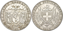 4 Franken, 1842, Chur, HMZ 2-1340a, Vz.  Vz4 Franc, 1842, Chur, HMZ 2-1340a, Extremley Fine  Vz - Other & Unclassified