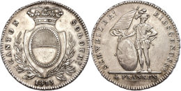 Solothurn, 4 Franken, 1813, HMZ 2-855, Ss-vz. Selten!  Ss-vzSolothurn, 4 Franc, 1813, HMZ 2-855, Very Fine To... - Autres & Non Classés