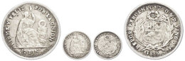 1/2 Dinero, 1885, JM, Cuzco, KM 189a, Stempelbruch, Ss. Selten!  Ss1 / 2 Dinero, 1885, JM, Cuzco, KM 189a, Die... - Peru