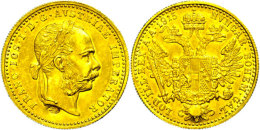 Dukat, 1915,. Franz Joseph I., Mit Kontermarke Schwert, Vz.  VzDucat, 1915, . Francis Joseph I., With... - Oesterreich