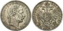 Taler, 1867, Franz Joseph I., A, Ss.  SsThaler, 1867, Francis Joseph I., A, Very Fine.  Ss - Autriche