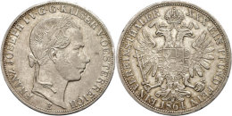 Taler, 1864, Franz Joseph I., E, Ss.  SsThaler, 1864, Francis Joseph I., E, Very Fine.  Ss - Austria