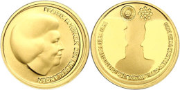 10 Euro, Gold, 2002, Hochzeit Von Kronprinz Willem Alexander Und Maxima Zorreguieta, 900er Gold, 6,72 G, Fb. 357,... - Otros & Sin Clasificación