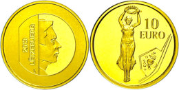 10 Euro, Gold, 2013, 3,11g Fein, Auflage Nur 3000 Stück, Mit Zertifikat In Ausgabeschatulle, PP.  PP10... - Luxembourg