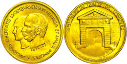 Goldmedaille (40 Francs), 1967, Probst 09(10), Auflage Nur 5000 Stück, 11,63g Fein, St.  StGold Medal (40... - Luxemburg