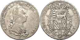 Toskana, Francescone (10 Paoli), 1778, Peter Leopold, Dav. 1515, Ss.  SsTuscany, Francescone (10 Paoli), 1778,... - Sonstige & Ohne Zuordnung