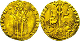 Florenz, Fiorino D'oro (3,51g), O.J.(1252-1422), Mit Münzzeichen Glocke Am Ende Der Umschrift. Fb. 276, Ss. ... - Altri & Non Classificati