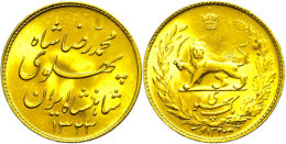 Pahlavi, Gold, 1944 (SH 1323), Mohammed Reza Pahlavi, Fb. 97, Vz-st.  Vz-stPahlavi, Gold, 1944 (SH 1323),... - Iran