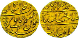 Mohur (10,89g), Gold, Muhammad Shah, 1719-1748, Ss-vz.  Ss-vzMohur (10, 89g), Gold, Muhammad Shah, 1719-1748,... - Indien