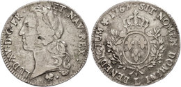 Ecu Au Bandeau, 1763, Louis XV., L (Bayonne), Gadoury 322, Min. Justiert, Ss.  SsEuropean Currency Unit Au... - Otros & Sin Clasificación
