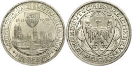 3 Reichsmark, 1931, Magdeburg, Vz., Katalog: J. 347 Vz3 Reichmark, 1931, Magdeburg, Extremley Fine, Catalogue:... - Otros & Sin Clasificación