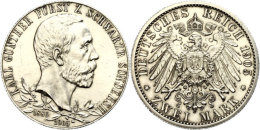 2 Mark, 1905, Zum 25jährigen Regierungsjubiläum, Etw. Berieben, Kl. Schlagspur, Vz, Katalog: J. 169a... - Other & Unclassified