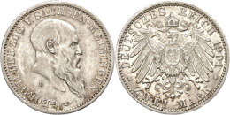 2 Mark, 1901, Georg II., Ss., Katalog: J. 149 Ss2 Mark, 1901, Georg II., Very Fine., Catalogue: J. 149 Ss - Sonstige & Ohne Zuordnung