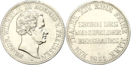 Taler, 18231, Friedrich Wilhelm III., AKS 18, J. 63, Randfehler, Ss.  SsThaler, 18231, Frederic Wilhelm III.,... - Otros & Sin Clasificación