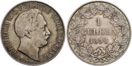Gulden, 1839, Friedrich Wilhelm Constantin, AKS 4, J. 5, Ss.  SsGuilder, 1839, Frederic Wilhelm Constantine,... - Other & Unclassified
