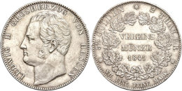 Doppeltaler, 1841, Ludwig II., AKS 99, Kl. Rf., Kratzer, Vz.  VzDouble Taler, 1841, Ludwig II., Picture... - Otros & Sin Clasificación