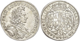 2/3 Taler, 1702, Friedrich August I., ILH, Kahnt 119, Kohl 354, Dav. 819, Ss.  Ss2 / 3 Thaler, 1702, Frederic... - Autres & Non Classés