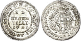 1/12 Taler, 1695, Friedrich August I., IK, Kahnt 174, Kohl 395, Kl. Schrötlingsfehler, St.  St1 / 12... - Otros & Sin Clasificación