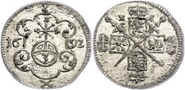 3 Pfennig, 1692, Johann Georg IV., Marseburger 1350, Kohl 337, Vz-st.  Vz-st3 Penny, 1692, Johann Georg IV.,... - Other & Unclassified