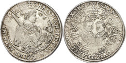 Taler, 1603, Christian II., Johann Georg I. Und August, Dresden, Dav. 7561, Schnee 758, Ss.  SsThaler, 1603,... - Other & Unclassified