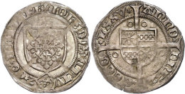 Weißpfennig, O.J.(1448-1481), Johann I., Schrötlingsfehler Am Rand, Ss-vz.  Ss-vzWeißpfennig,... - Autres & Non Classés