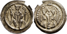 Brakteat (0,77g), 1170-1190, Adelhog Von Dorstadt, Berger 1083, Randausbruch, Ss.  SsBracteate (0, 77g),... - Autres & Non Classés