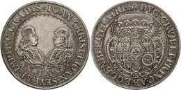Taler, 1658, Johann Christoph Und Johann Seyfried, Dav. 3395, Donebauer 3322, Vz.  VzThaler, 1658, Johann... - Otros & Sin Clasificación