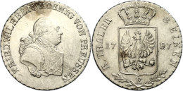 1/3 Taler, 1797, Friedrich Wilhelm III., Königsberg, Ss.  Ss1 / 3 Thaler, 1797, Frederic Wilhelm III.,... - Otros & Sin Clasificación