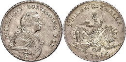 1/2 Taler, 1750, Friedrich II., Berlin, Olding 13b, Kratzer Auf Revers, Ss-vz.  Ss-vz1 / 2 Thaler, 1750,... - Autres & Non Classés