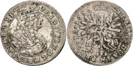 18 Gröscher, 1686, Friedrich Wilhelm, Königsberg, Ss.  Ss18 Gröscher, 1686, Frederic Wilhelm,... - Autres & Non Classés