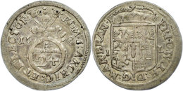 1/24 Taler (Groschen), 1668, Friedrich Wilhelm, Berlin, Ss-vz.  Ss-vz1 / 24 Thaler (Groschen), 1668, Frederic... - Sonstige & Ohne Zuordnung