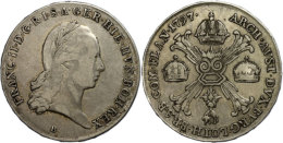 Taler, 1797, Franz I., Kremnitz, Ss.  SsThaler, 1797, Francis I., Kremnitz, Very Fine.  Ss - Austria