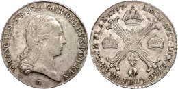 Taler, 1797, Franz I., Kremnitz, Ss-vz.  Ss-vzThaler, 1797, Francis I., Kremnitz, Very Fine To Extremly Fine. ... - Austria
